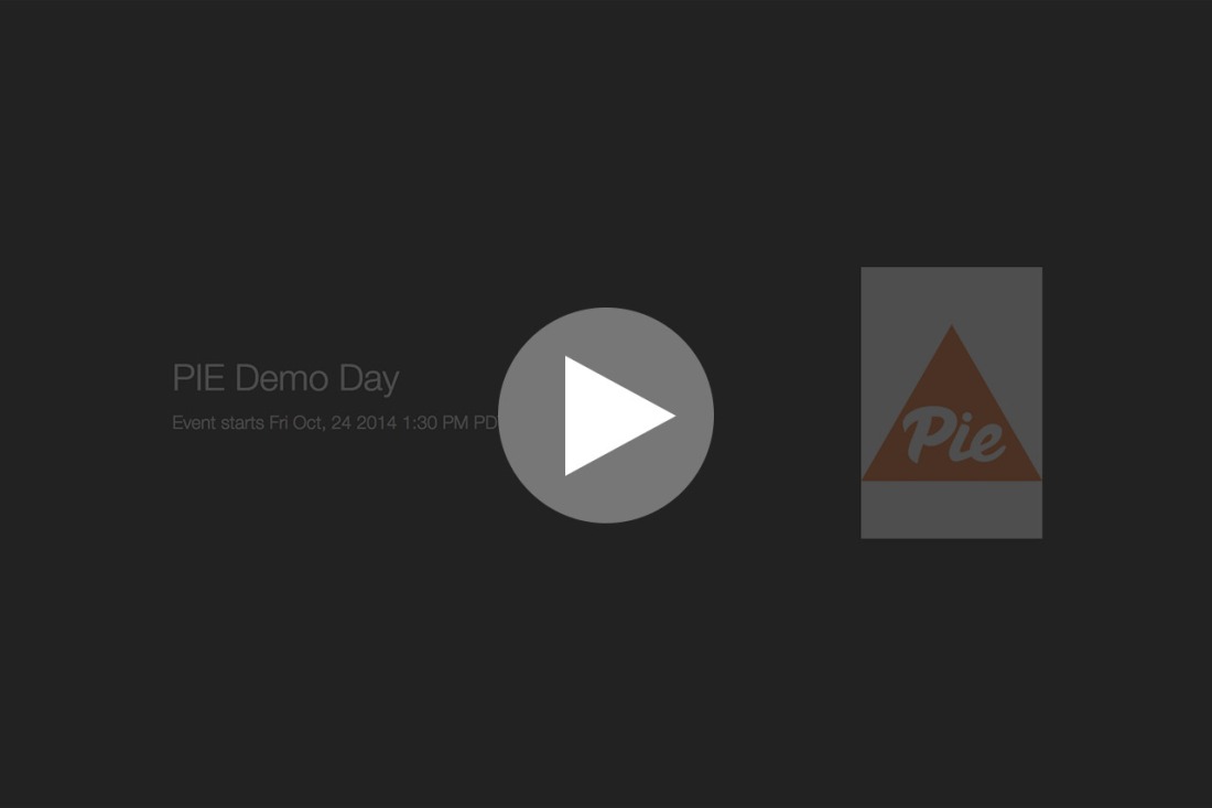 PIE Demo Day Livestream Link